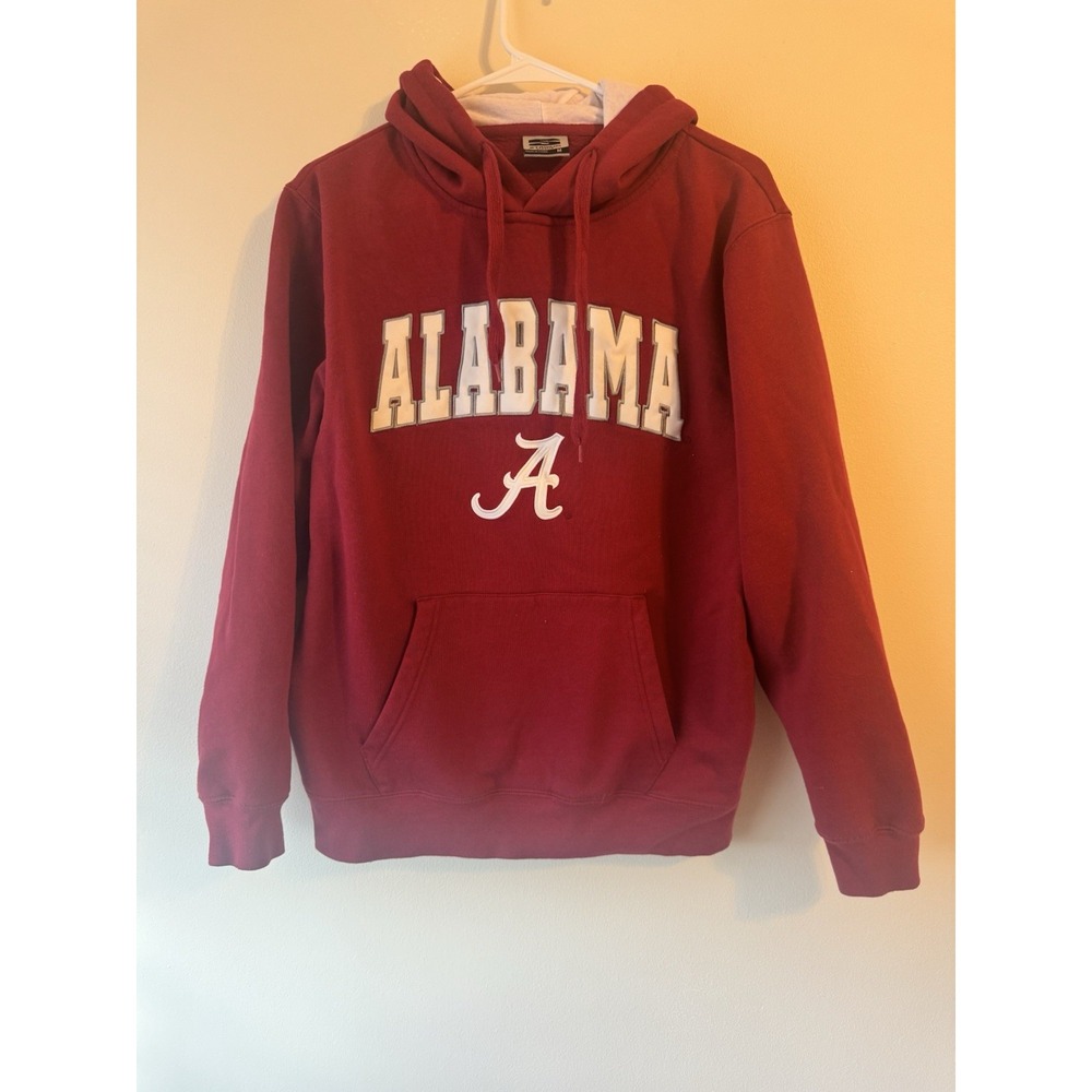 Vintage Alabama Crimson Tide‎ Pullover Hoodie Sz M Russell Athletic